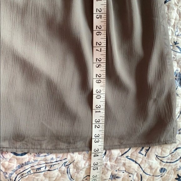 Merona • EUC Grey Chiffon Dress - Picture 4 of 5